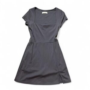 Athletic Works Womens Athleisure Dress Square Neck Short Sleeve Athletic